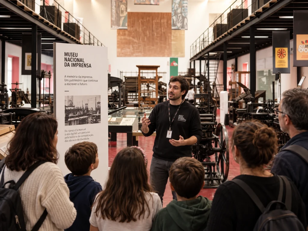 Visita guiada à exposição do Museu Nacional da Imprensa