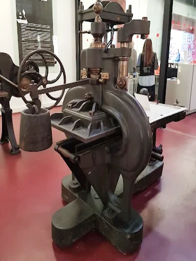 Máquina Foucher em exposição