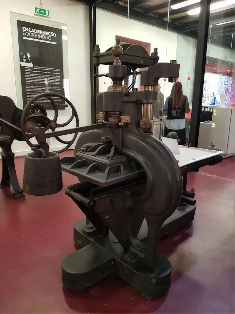 Máquinas de impressão históricas do Museu